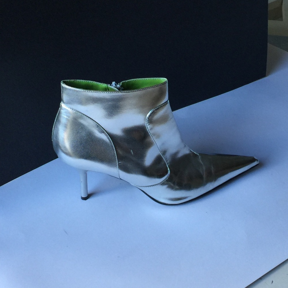 Metallic Ankle Boots
